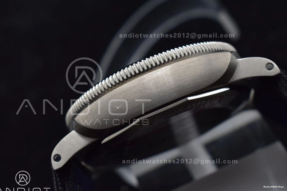 Mike Nylon 1:1 Black Strap on VSF 996 Black Horn Edition PAM984 P.9010 FastDry Clone Best Submersible Dial 0210